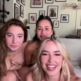 Lexicgoldberg Nude Lingerie Threesome Try On Video